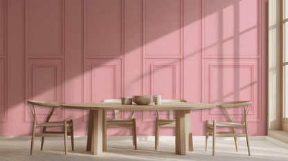 Modern Pink wallpaper for Dining Room