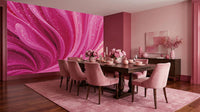 Modern Pink wallpaper for Dining Room