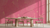 Modern Pink wallpaper for Dining Room