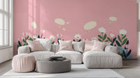 Modern Pink wallpaper for Kids