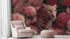 Leopard and Blossom Wallpaper