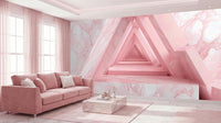 Modern Pink wallpaper for Living Room