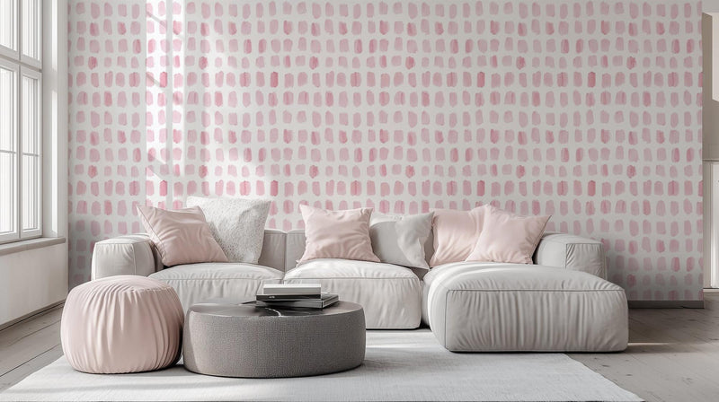 Oturma Odası için Modern Pembe duvar kağıdı
