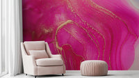 Vibrant Modern Pink wallpaper for Living Room