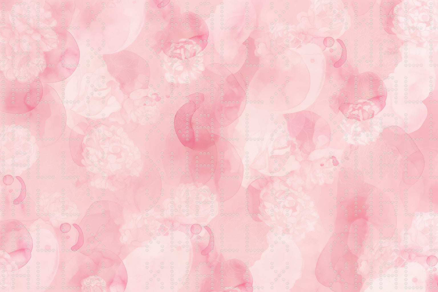 Soft Blush Floral Embrace Wallpaper
