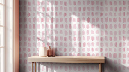 Modern Pink wallpaper for Nursery