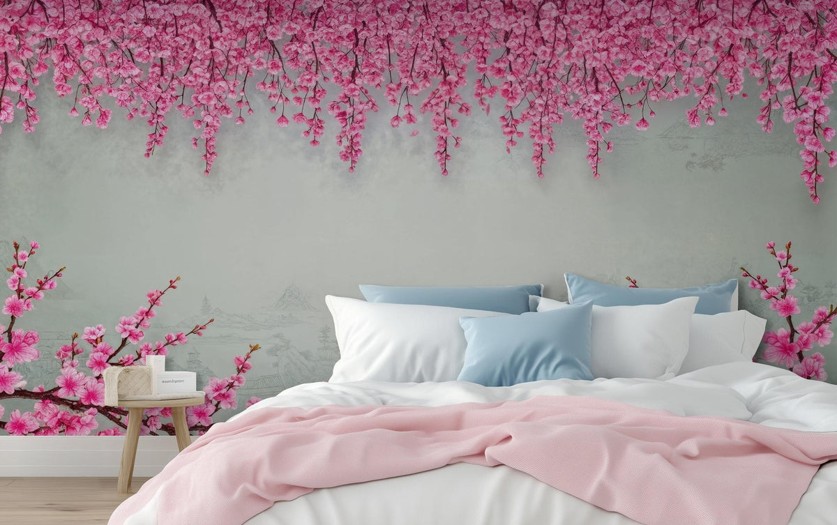 Traditional Pink wallpaper for Bedroom
