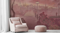 Traditional Pink wallpaper for Bedroom