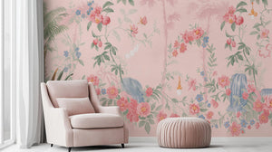 Traditional Pink wallpaper for Bedroom