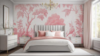 Traditional Pink wallpaper for Bedroom