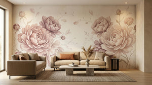 Traditional Pink wallpaper for Bedroom