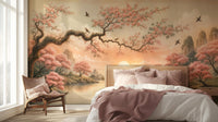 Traditional Pink wallpaper for Bedroom