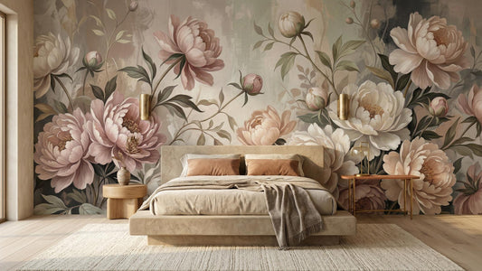 Traditional Pink wallpaper for Bedroom