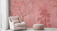 Traditional Pink wallpaper for Nursery