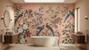 Exotic Floral Parrots Wallpaper
