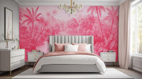 Tropical Pink wallpaper for Bedroom