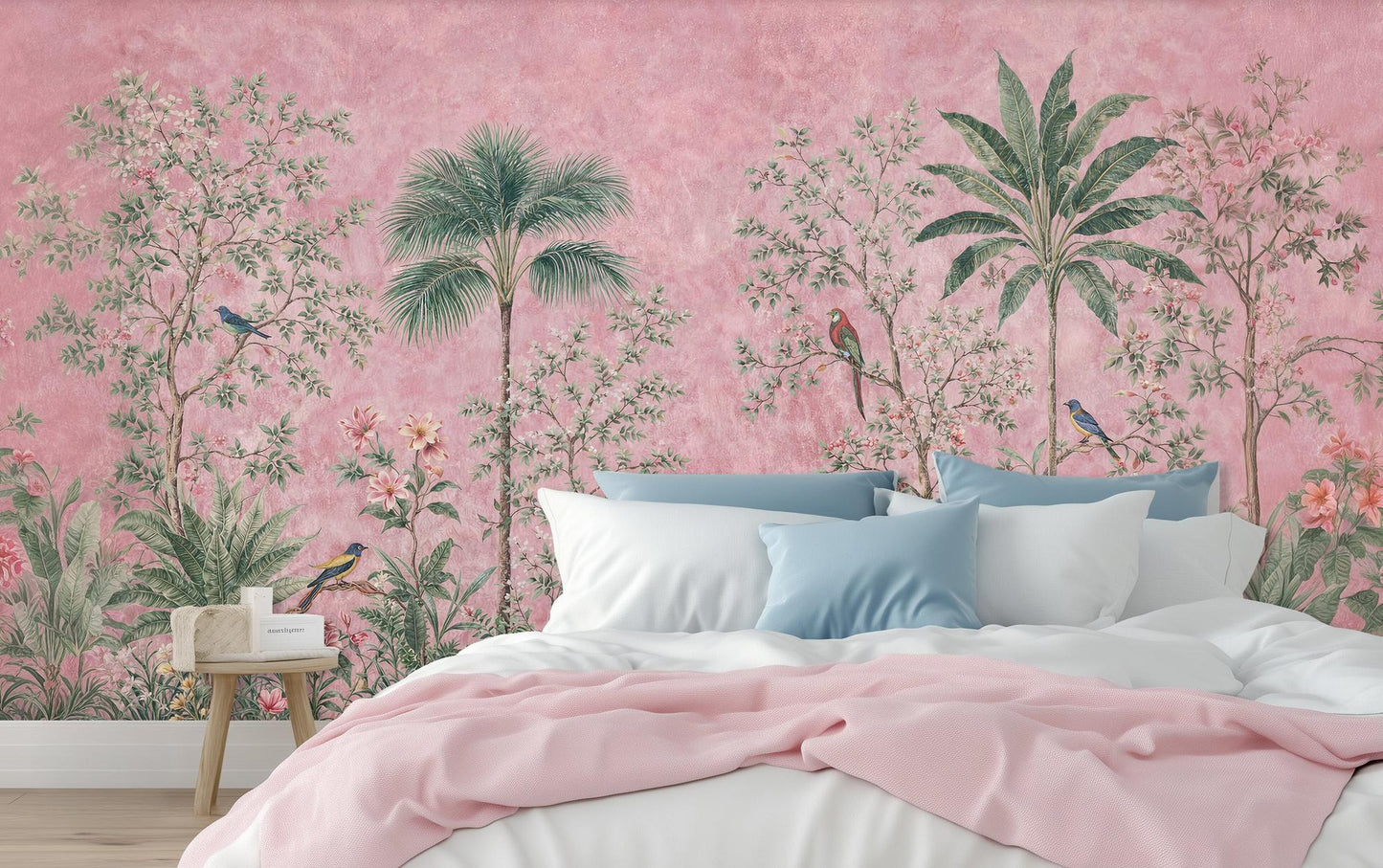 Tropical Pink wallpaper for Bedroom