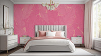 Tropical Pink wallpaper for Bedroom