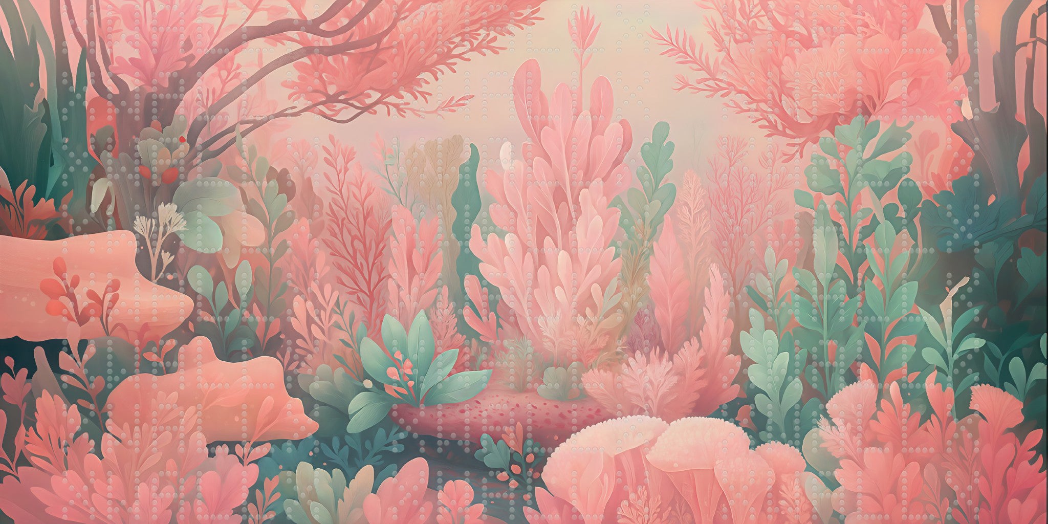 Coral Reef Flora Wallpaper