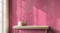 Tropical Pink wallpaper for Living Room