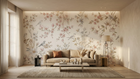 Vintage Pink wallpaper for Bedroom