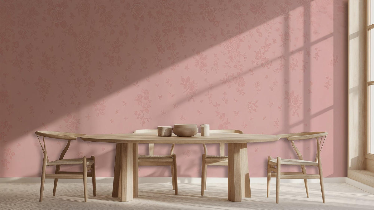 Vintage Pink wallpaper for Bedroom