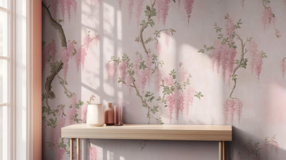 Vintage Pink wallpaper for Bedroom