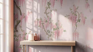 Vintage Pink wallpaper for Bedroom