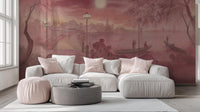 Vintage Pink wallpaper for Bedroom