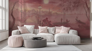 Vintage Pink wallpaper for Bedroom