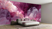Abstract Purple wallpaper for Bedroom