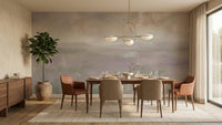Abstract Purple wallpaper for Dining Room