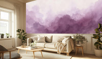 Contemporary Purple wallpaper for Living Room