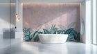Modern Purple wallpaper for Bathroom