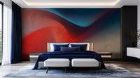 Abstract Red wallpaper for Bedroom