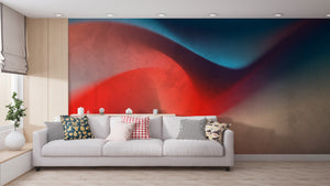 Abstract Red wallpaper for Living Room