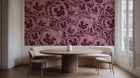 Contemporary Red wallpaper for Dining Room