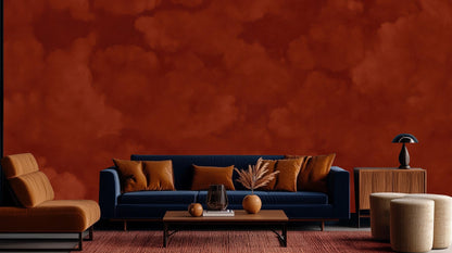 Contemporary Red wallpaper for Living Room