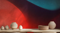Modern Red wallpaper for Living Room