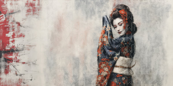 Sakin Geisha Portresi Duvar Kağıdı - Sample
