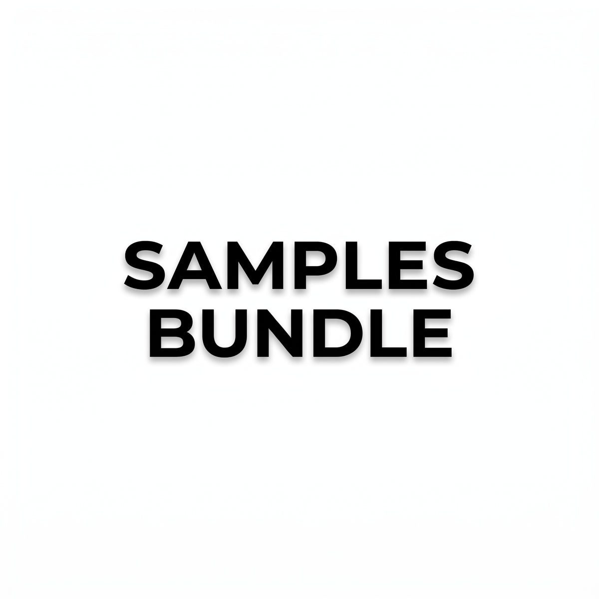 Bundle of materials samples