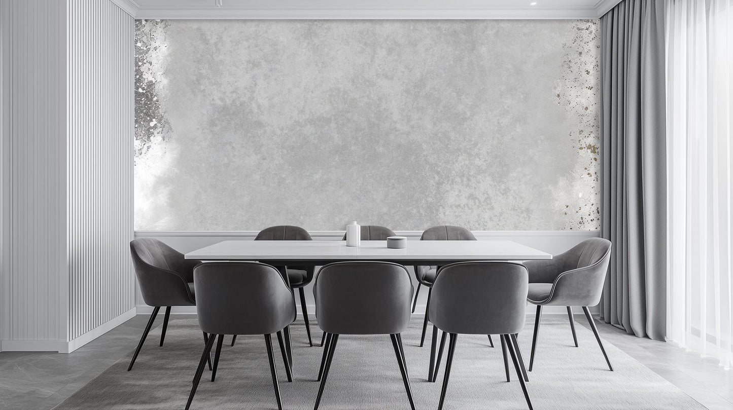 Modern Silver wallpaper for Dining Room