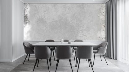 Modern Silver wallpaper for Dining Room