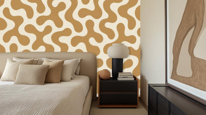 Modern Tan wallpaper for Bedroom