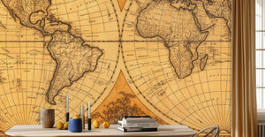 Vintage Tan wallpaper for Office