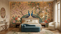 Art Deco Teal wallpaper for Bedroom