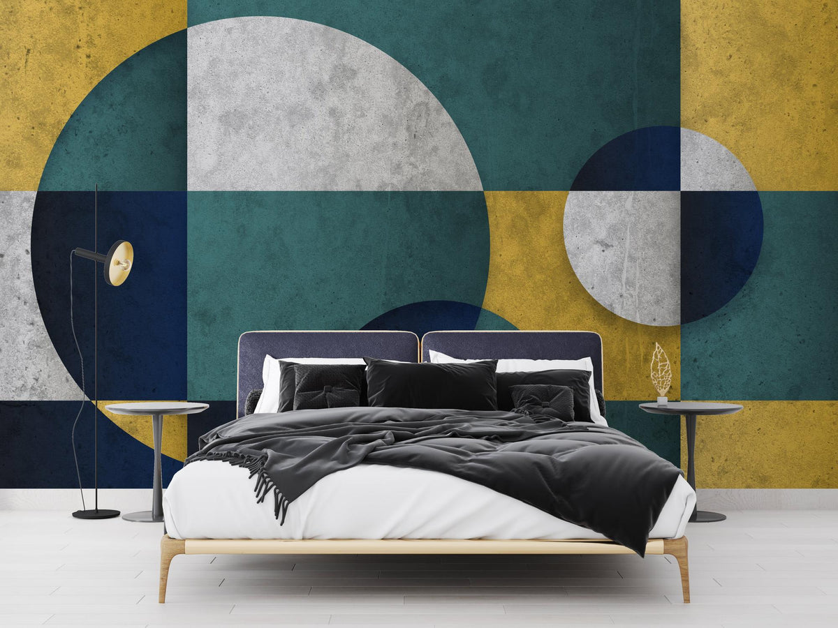 Modern Teal wallpaper for Bedroom