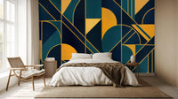 Modern Teal wallpaper for Bedroom