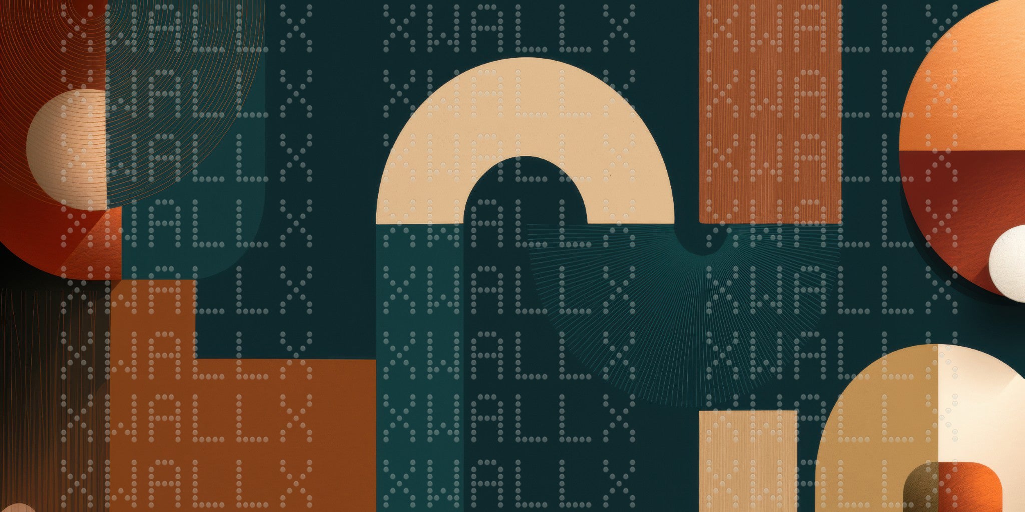 Geometric Fusion Wallpaper