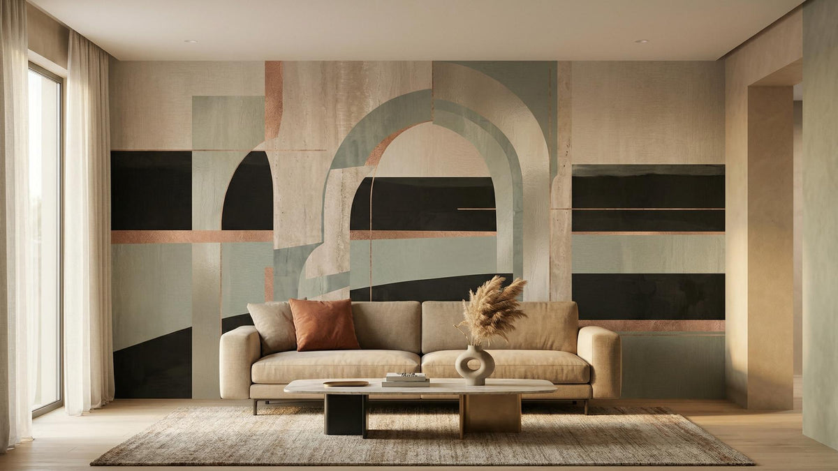 Modern Teal wallpaper for Living Room